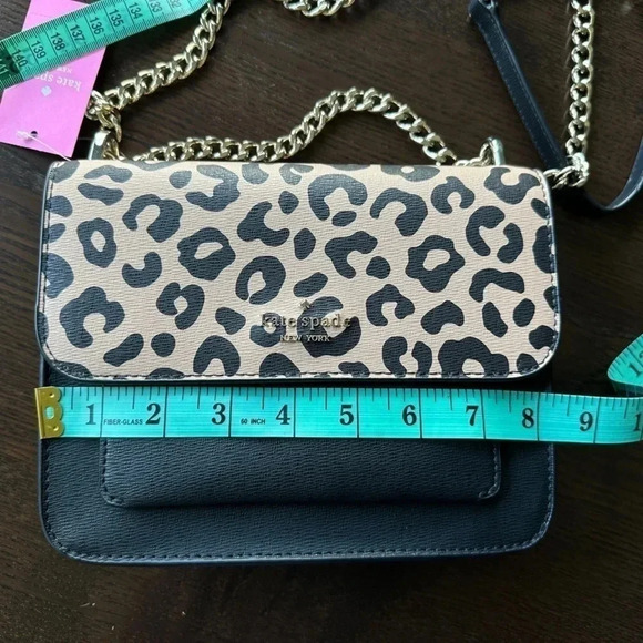 Kate Spade Leopard Chain Purse NWT - Picture 5 of 9